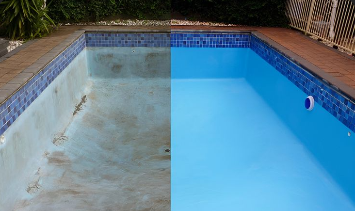 before and after cleaning